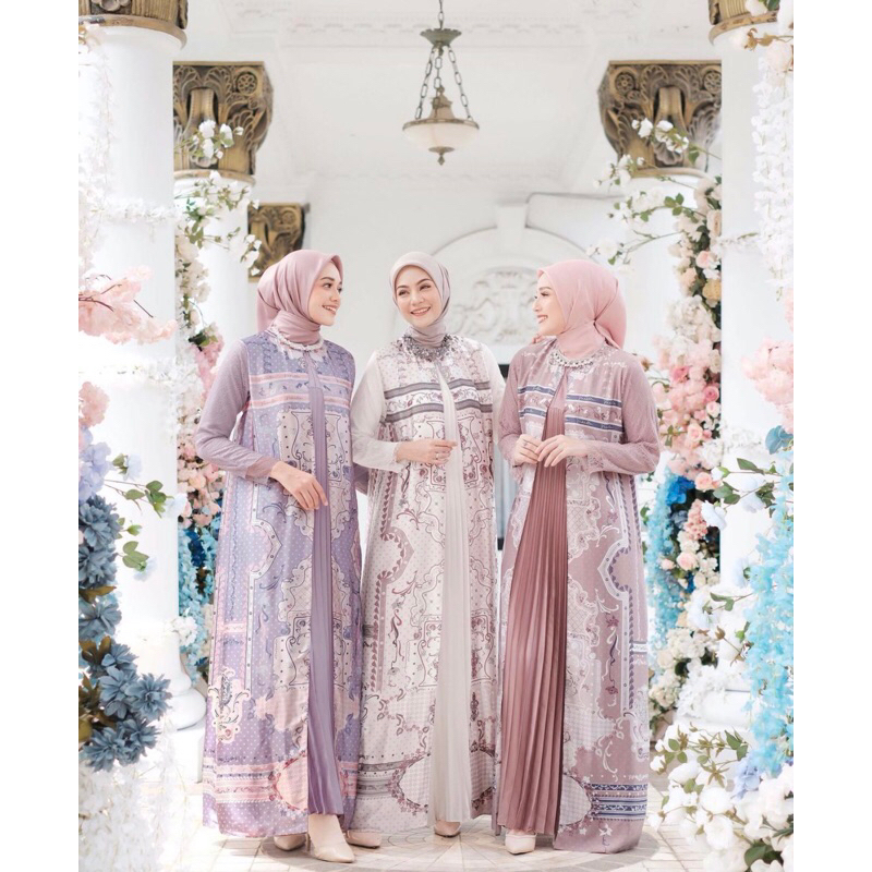 DELAROSA SIGNATURE RAYA DRESS & KOKO BY VH VANILLA HIJAB