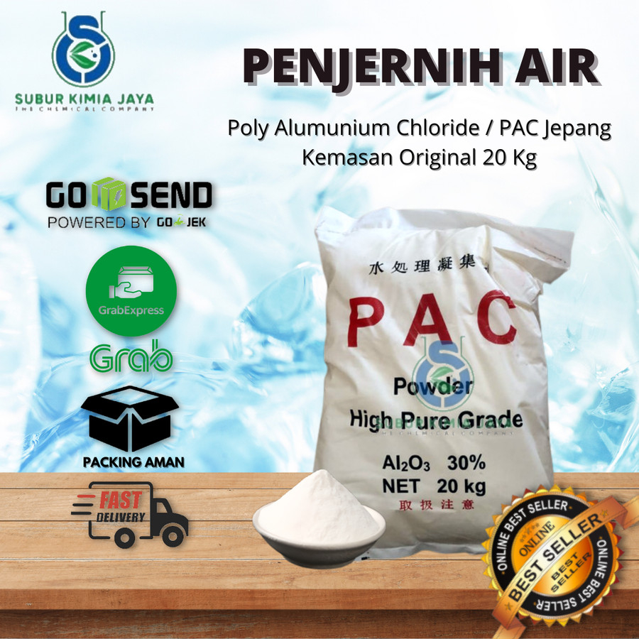 

PAC Jepang / Poly Alumunium Chloride / Penjernih Air 20 Kg Premium