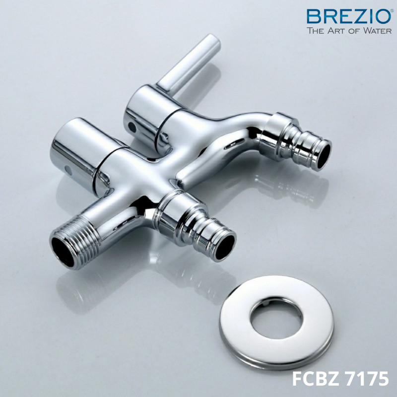 FCBZ 7175 BREZIO KERAN AIR MESIN CUCI KERAN CABANG 2 LUBANG KERAN SHOWER CABANG KAMAR MANDI KERAN TE
