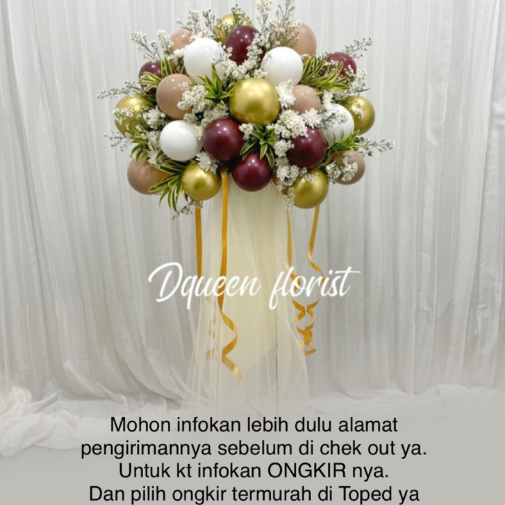 Standing flowers bisa custom warna dan ucapan