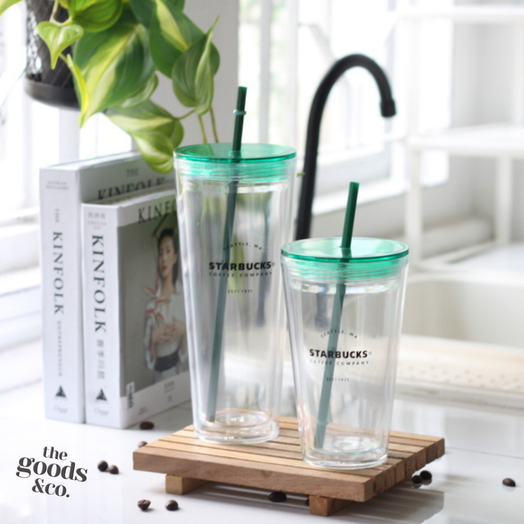 𝐆𝐨𝐨𝐝𝐬𝐂𝐨 Gelas Tumbler Starbucks Botol Minum Transparant  Tumbler Cold Cup Siren cold Tumbler Starbucks Bening