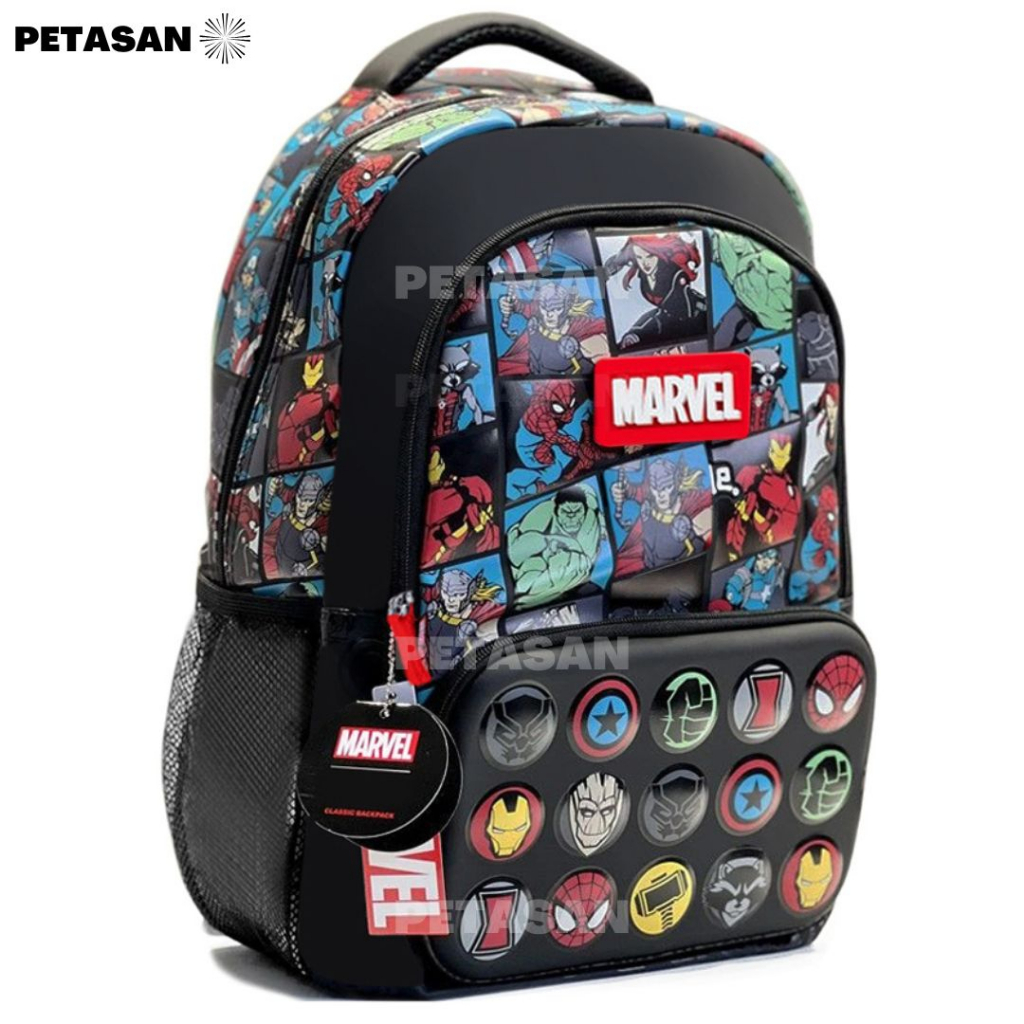 PTS - TAS RANSEL MARVEL BACKPACK - TAS SEKOLAH ANAK SD LAKI LAKI