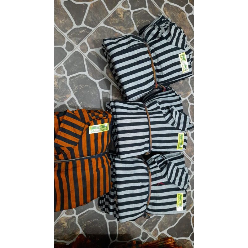 Baju lurik Surjan  Anak Jawa Bahan Premium Umur 6thn-13th