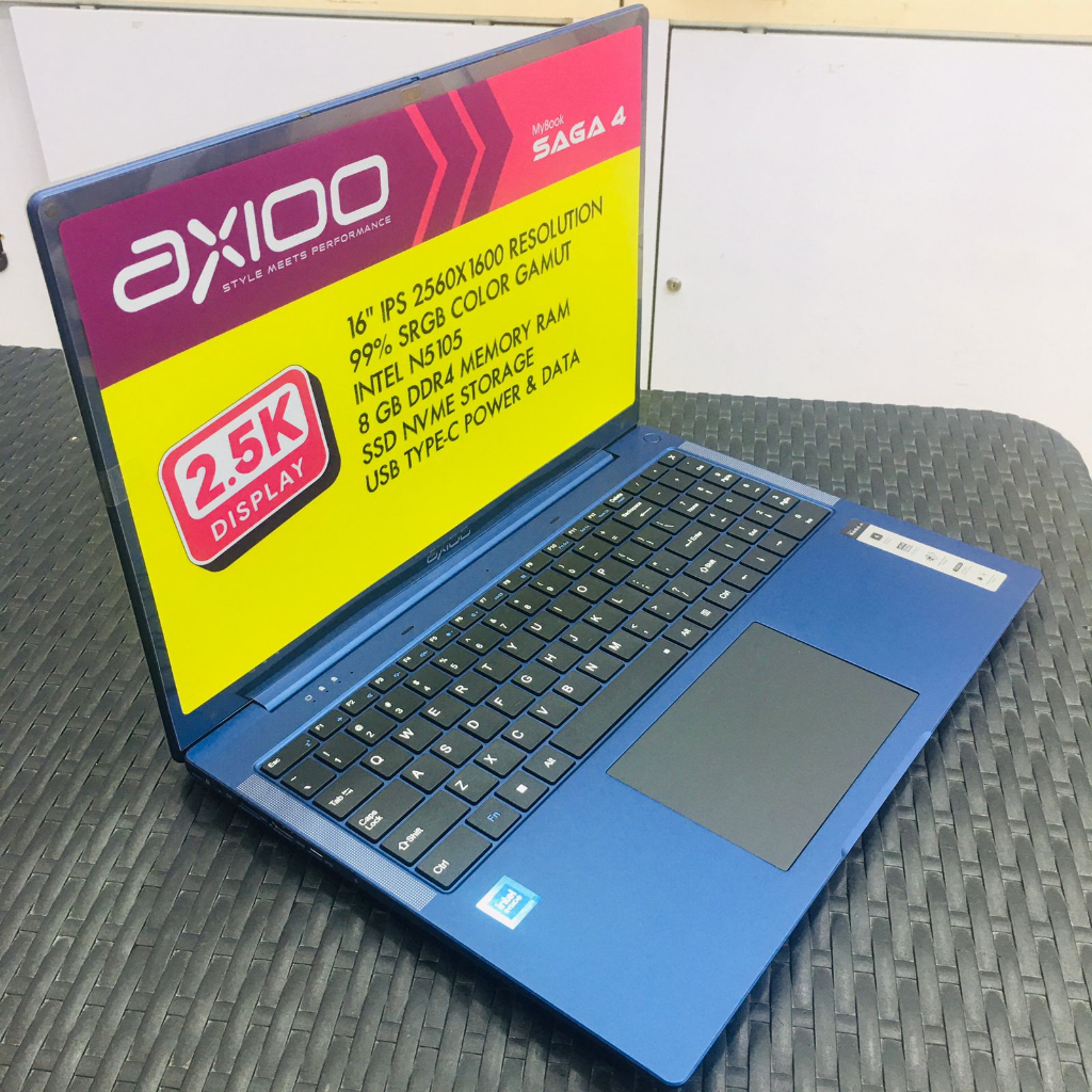 Laptop Baru Murah Axioo MyBook SAGA 4 N5105 8GB 256GB SSD 16 IPs Win11Home Siap Pakai