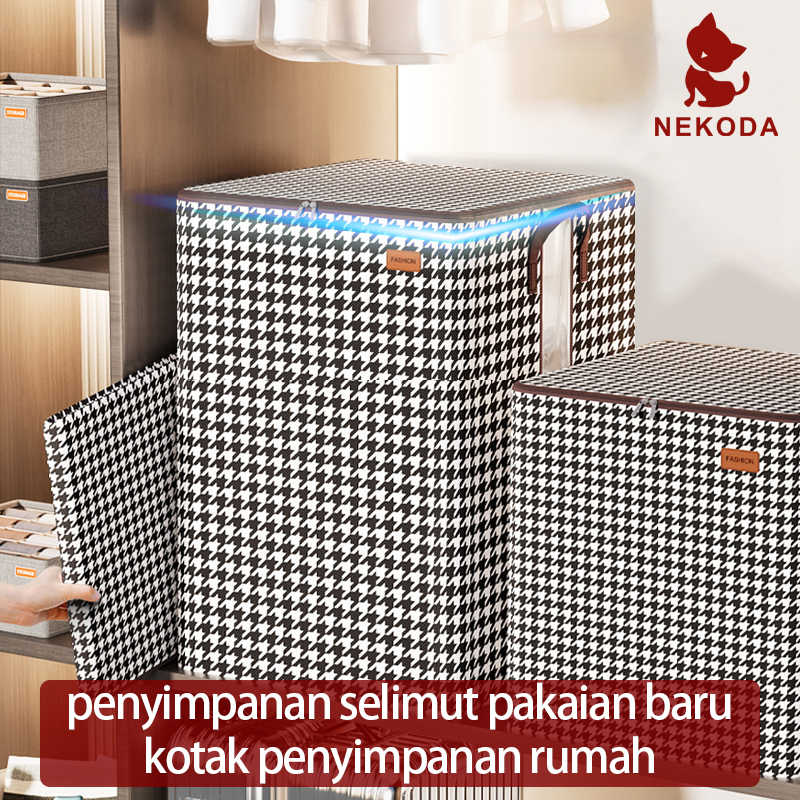 	 Kotak Baju Kuping Storage bag jumbo Keranjang Baju Tempat pakaian / mainan anak / TEMPAT PENYIMPANAN SELIMUT / BED COVER / QUILT BAG / Storage Bag / Cloth Box / Storage Box lipat Storage	