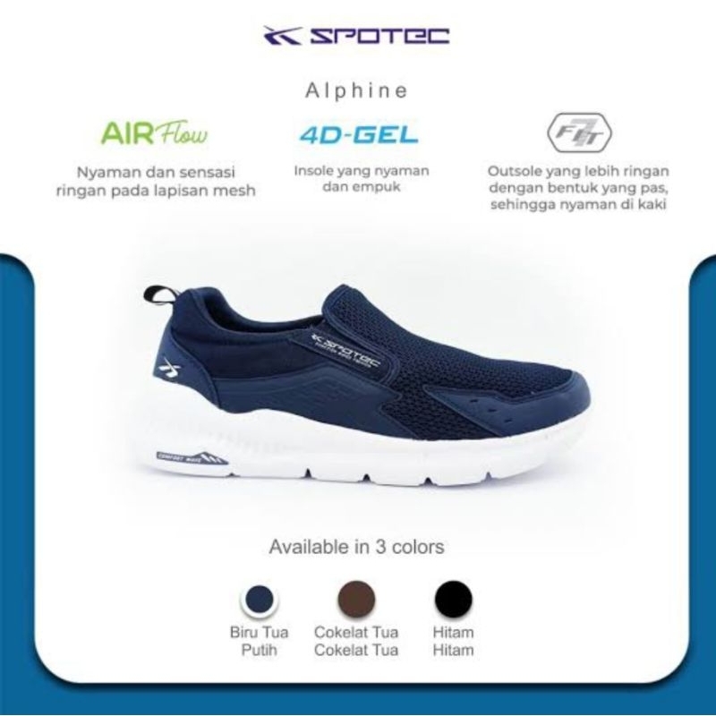 (ORIGINAL SPOTEC) Sepatu WALKING/JALAN Spotec ALPINE
