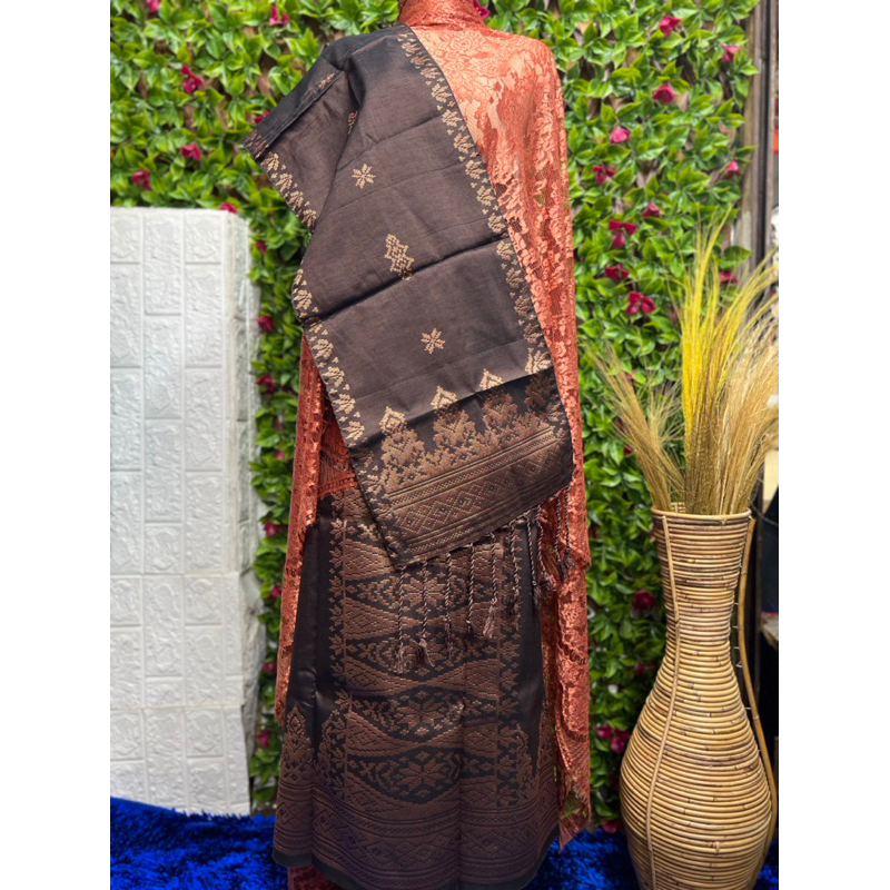 songket silungkang Tenun tangan asli Padang