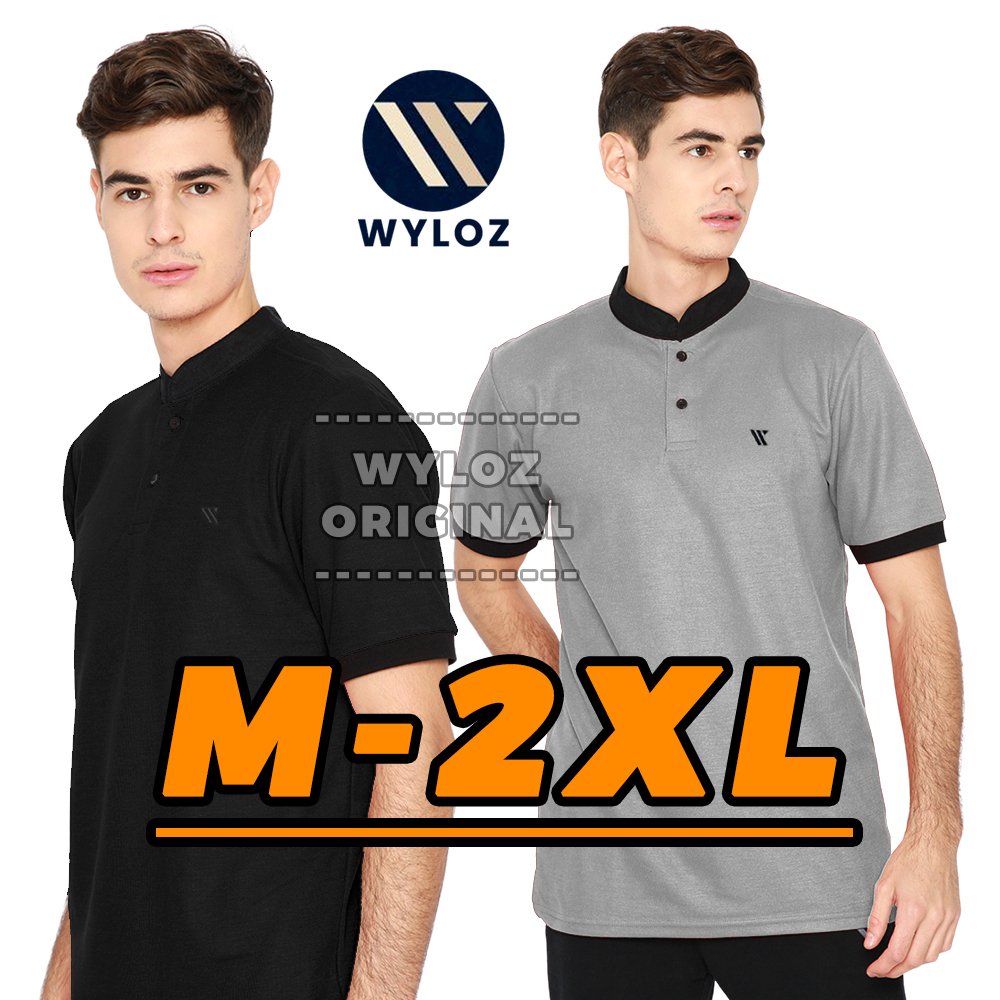 WYLOZ Kaos Kerah Shanghai Baju Polo Shirt Krah Sanghai Distro Koko Pique Cowok Pria Six Original