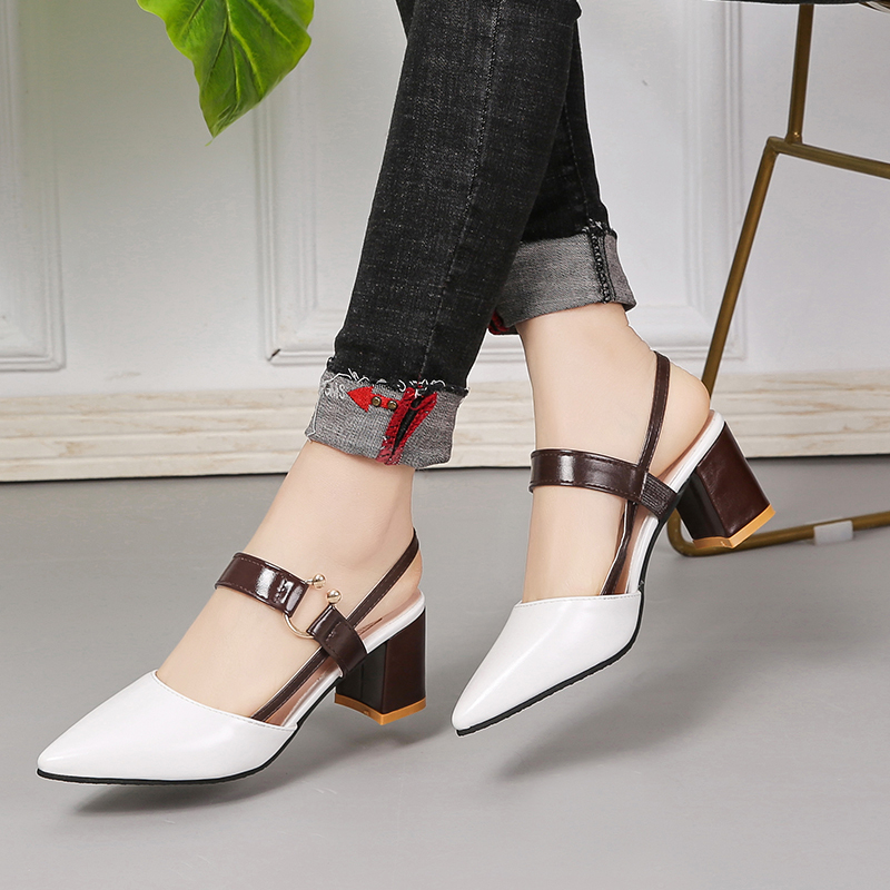 Korean Slingback Strap Office / Sepatu Kerja Wanita 5406 (36 - 40)