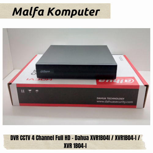 [Siap kirim COD] DVR CCTV 4 Channel Full HD - Dahua XVR1B04I / XVR1B04-I / XVR 1B04-I