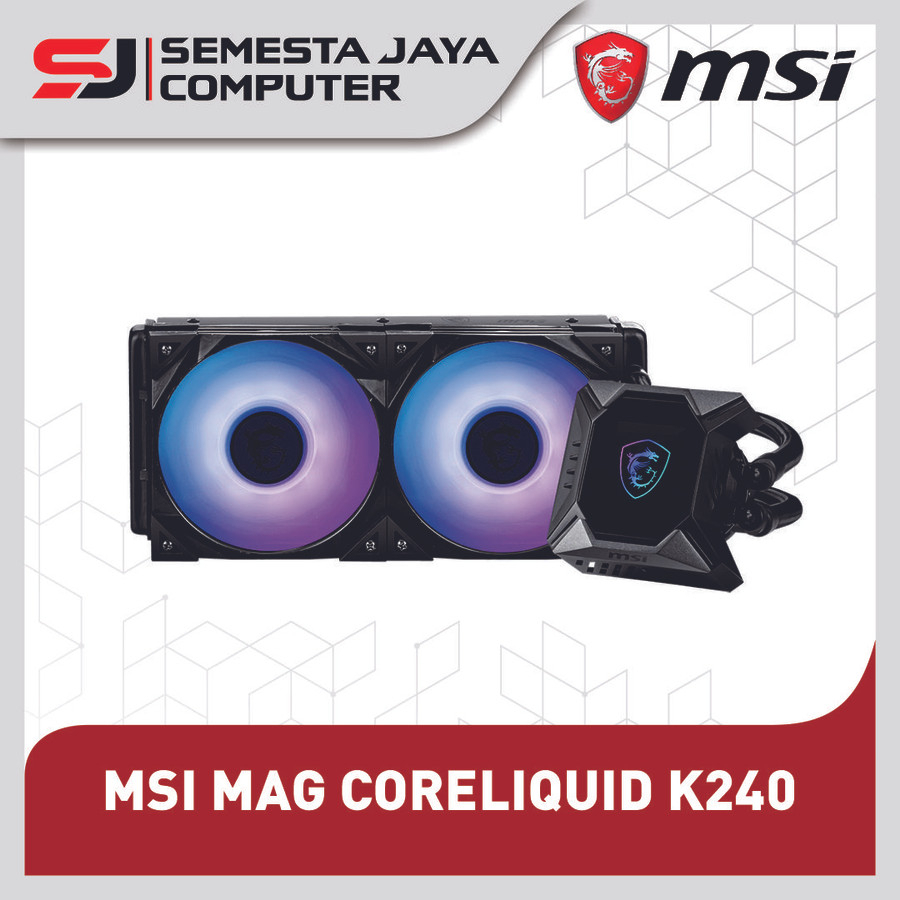 MSI MAG CORELIQUID K240 ARGB All In One Liquid Cooling 240mm