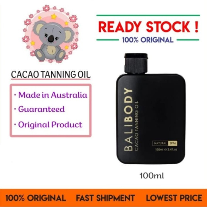 Bali body cacao tanning oil spf6 (100 ml)