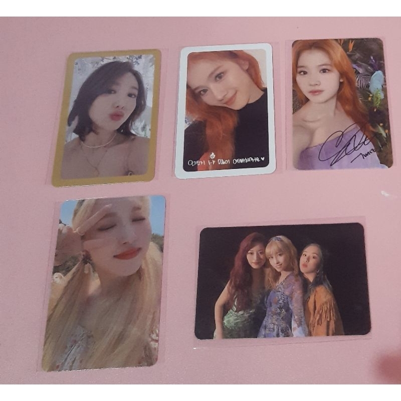 [OFFICIAL] PHOTO CARD TWICE MORE AND MORE NAYEON, SANA, MINA