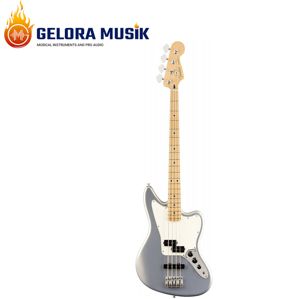 Gitar Bass Fender Player Jaguar, Maple FB, Silver