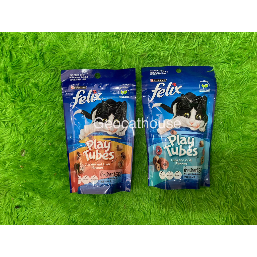 snack/cemilan Kucing Felix Play Tubes/Tube Cat 50 gr All VARIAN CHIKEN TUNA