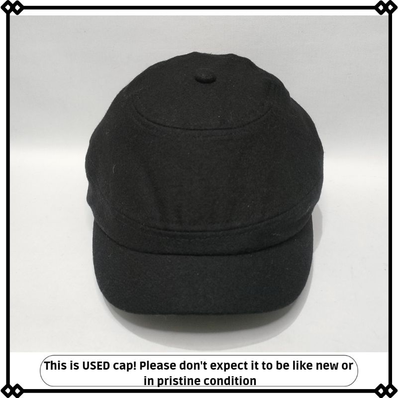 topi newsboy hitam second preloved unisex