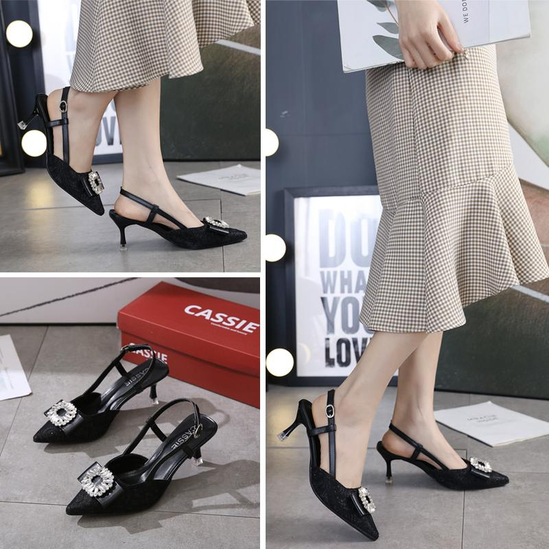 GSW SEPATU SANDAL HEELS 7CM PESTA WANITA IMPORT ( 014 ) Sepatu heels Pesta wanita Sandal Pesta Wanita import heels Pesta wanita import original Cassie