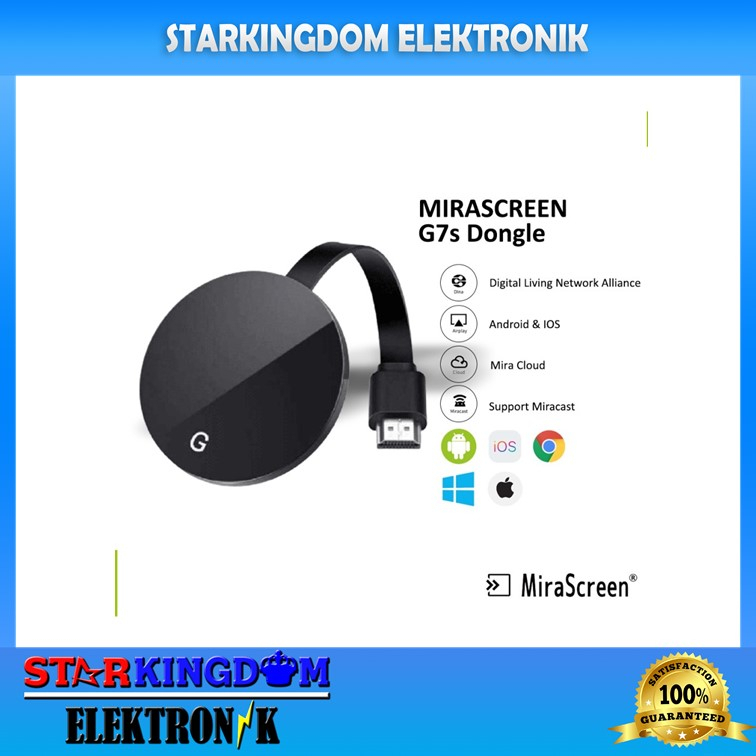 MiraScreen G7s Miracast Wireless WiFi Mirorring HDMI Dongle HP Ke TV