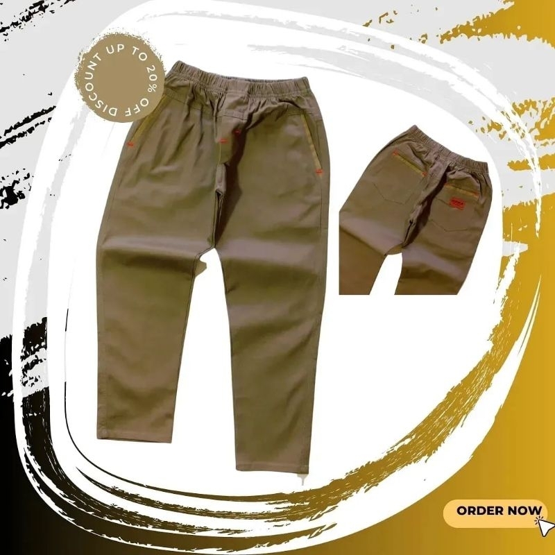 Celana Chinos Anak Laki Laki Panjang Premium Bahan Strech Melar Regular Slim Usia 8 9 10 11 12 13 Tahun