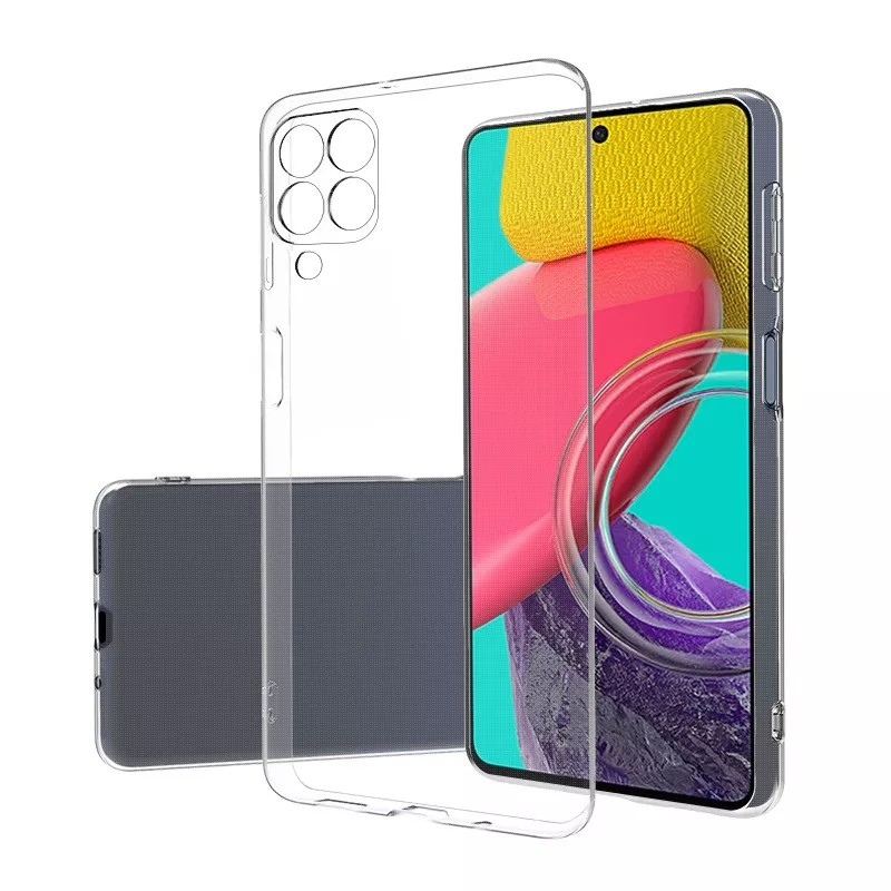 Clear Case Samsung M51 M32 M52 M12 F62 5G - Plus + Protector Camera Kamera Soft Tpu Casing Transparant