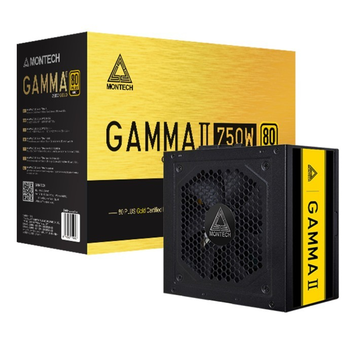 Montech Gamma II 750W PSU Power Supply ATX 80 Plus Gold 750 Watt