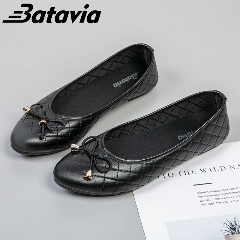 Batavia import Sepatu Wanita Sepatu Wanita flatshoes sepatu fashion wanita import Sepatu wanita flatshoes kulit Flats Shoes Sepatu kerja wanita di tempat kerja Sepatu Hitam Wanita Balet Women Shoes F15