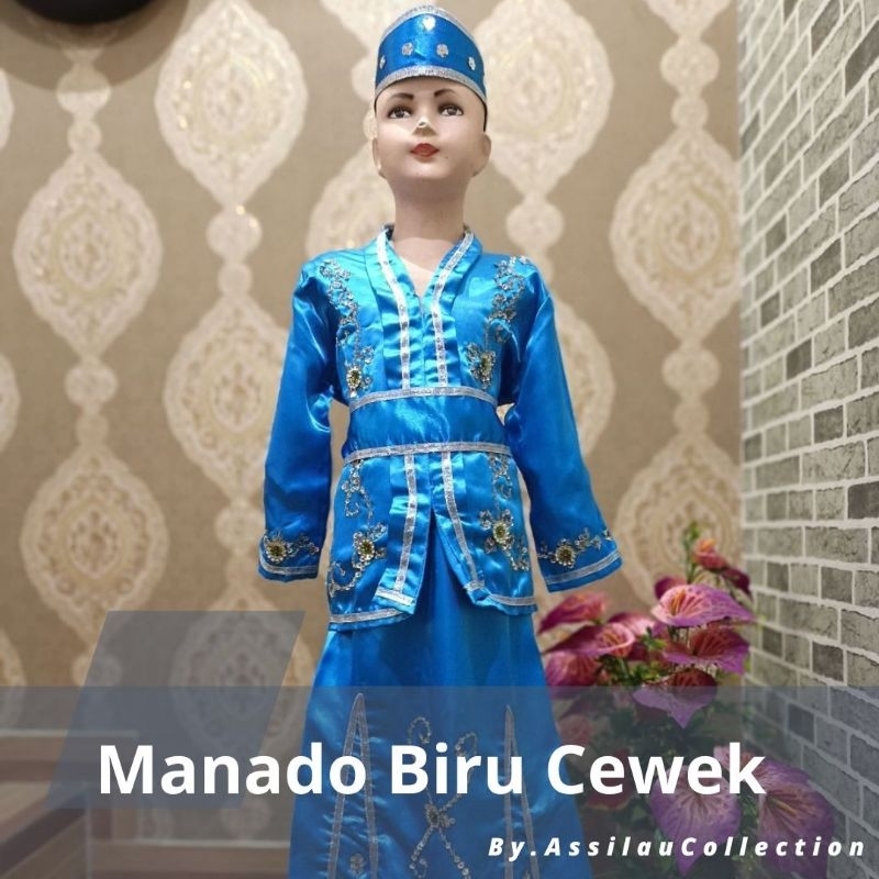 Baju Adat Anak Manado Satuan (Laki/Cewek)