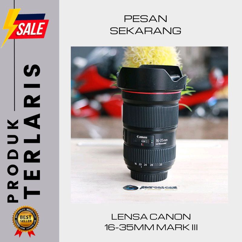 LENSA CANON EF 16- 35MM F2.8 L IS MARK  III USM ULTRASONIC MULUS TINGGAL PAKAI