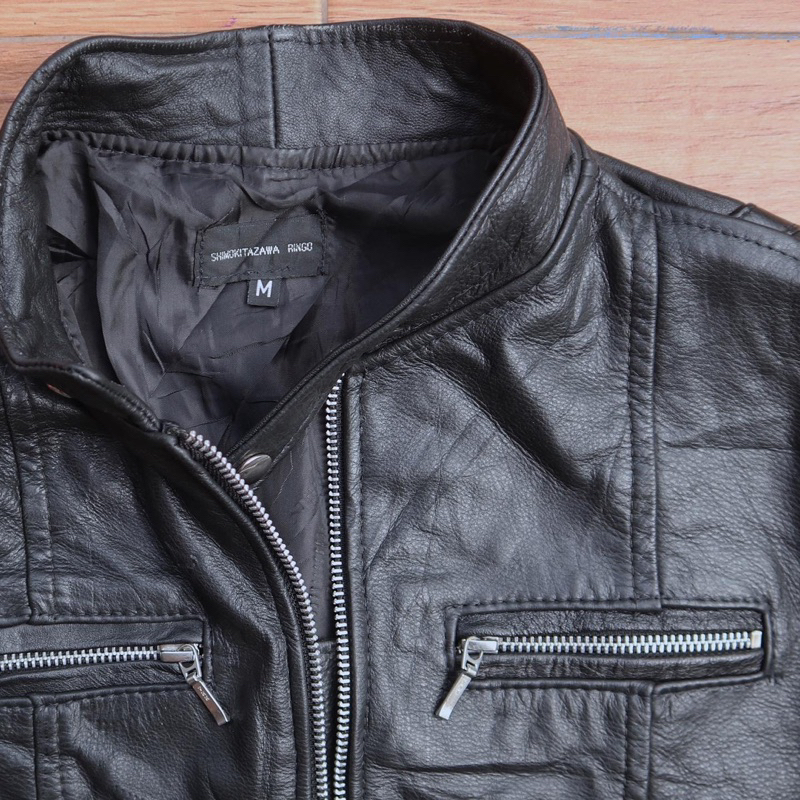 Shimokitazawa Ringo Jaket kulit rider domba pl bekas preloved second