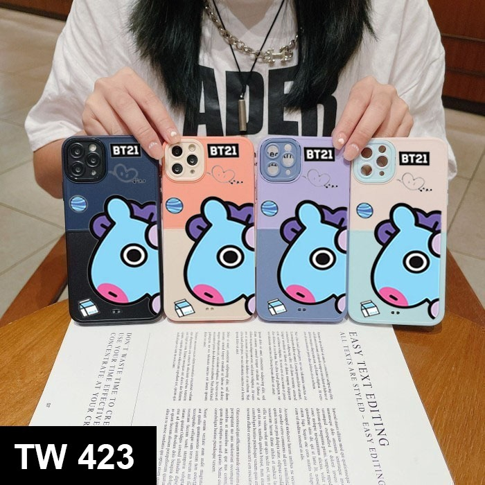 CASE MOTIF TWO TONE FOR VIVO Y35 2022 Y50 Y30 Y51 2022 Y51A Y53S CASE NEW MOTIF - BD