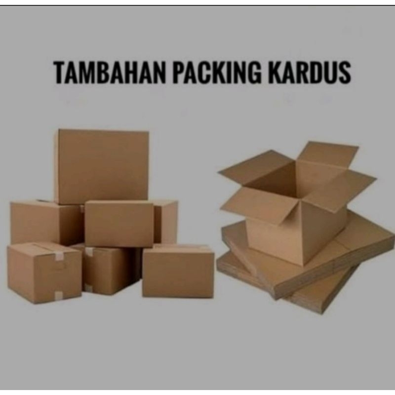 

tambahan packing kardus biar aman sampe tujuan