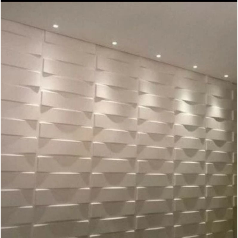 panel wallpanel 3D ornamen beton | Wallpaper dinding beton