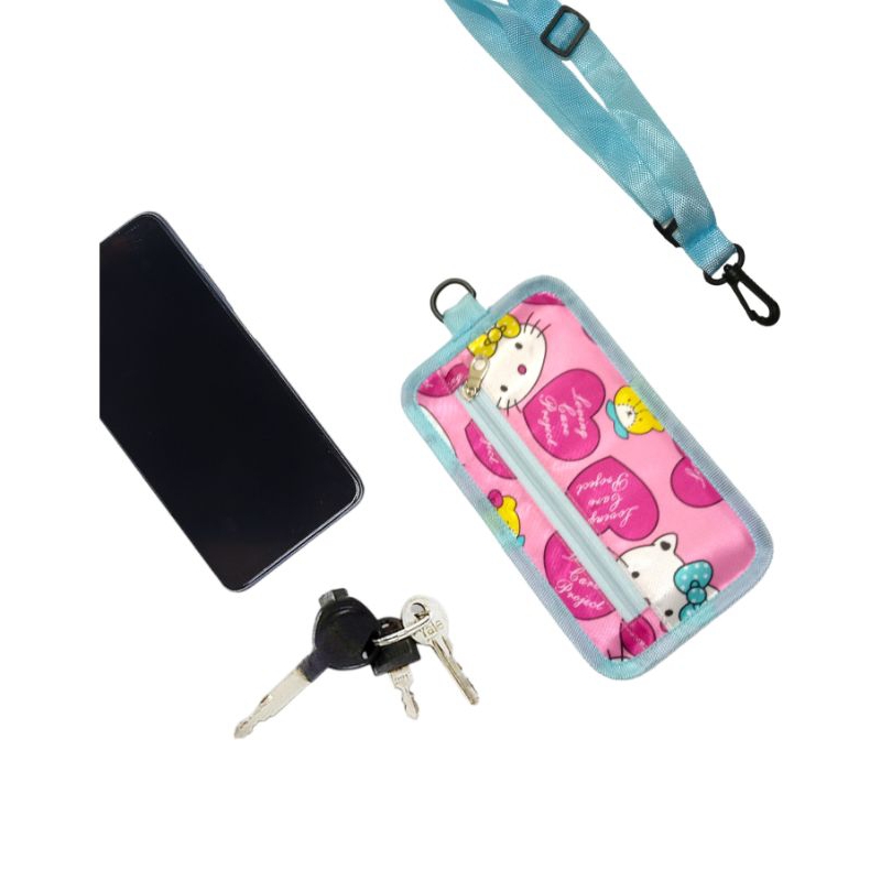 Sako Gantung leher - Tas Sako Mini Leher Gantung - Hanging Kartu hp Tas Selempang Hp Multifungsi Sli