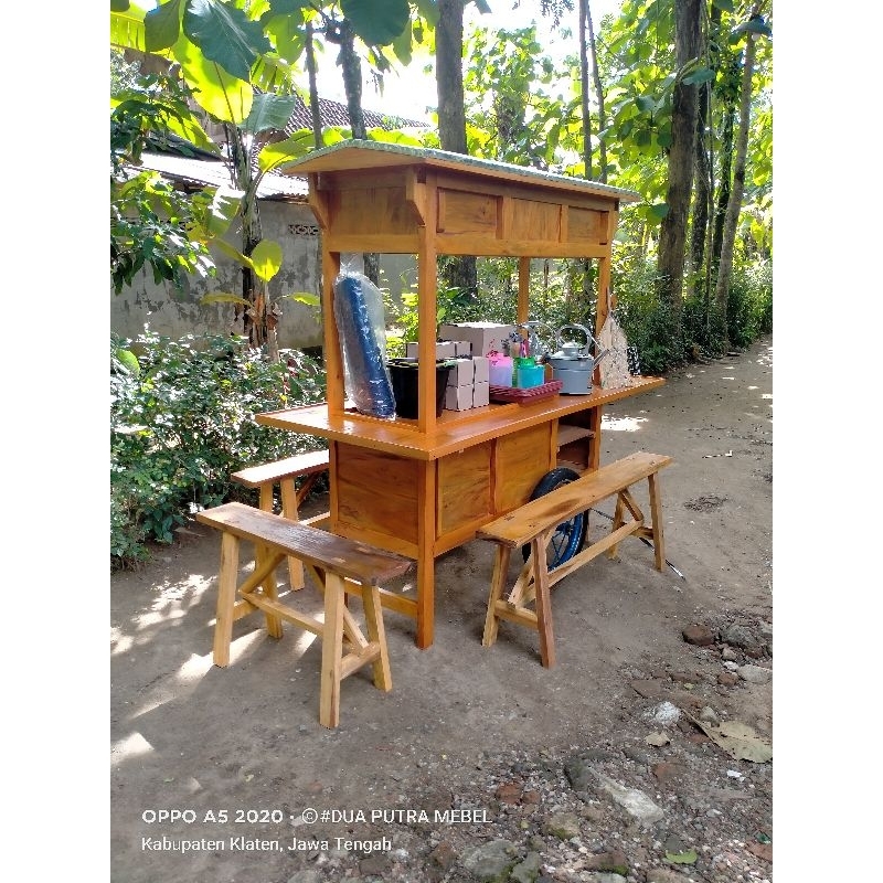 Gerobak Somay / Gerobak Alumunium / Gerobak Dorong / Gerobak Jualan Batagor atau Somay