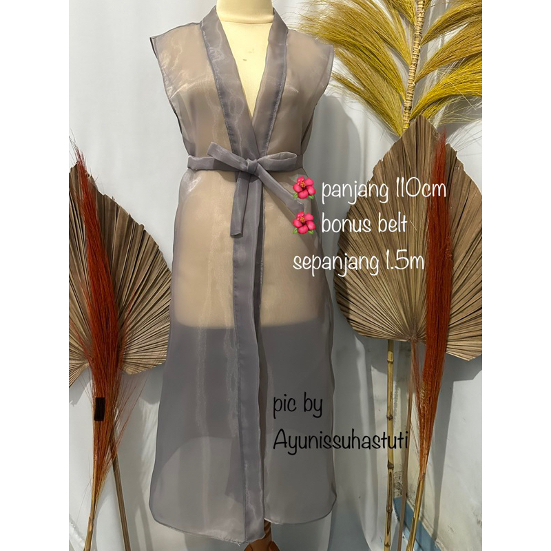 OUter Mia organza Model A-line sleeveless