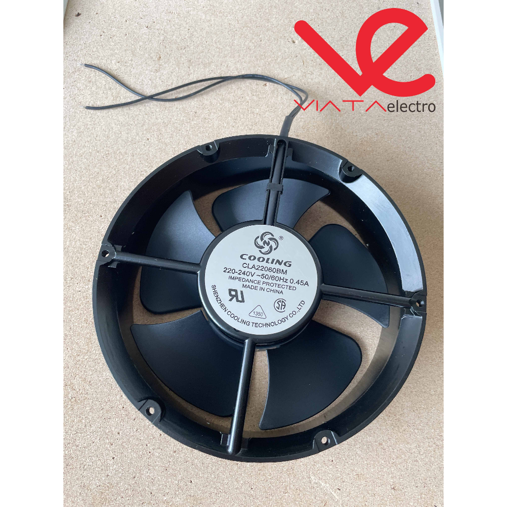 KIPAS AC 220V 22cm FAN AC 220VOLT 22 cm 220 V CLA22060BM 0.45A 220 VOLT AC 220 VOLT