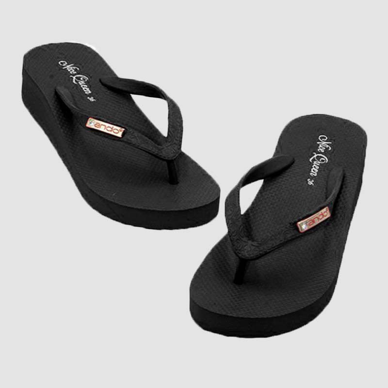 ANDO SANDAL WEDGES WANITA JEPIT VIRAL
