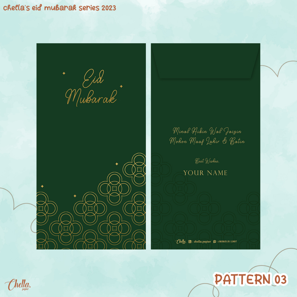 

CUSTOM ANGPAO AMPLOP LEBARAN (BISA TULIS NAMA) ISI 6 PCS : PATTERN-03