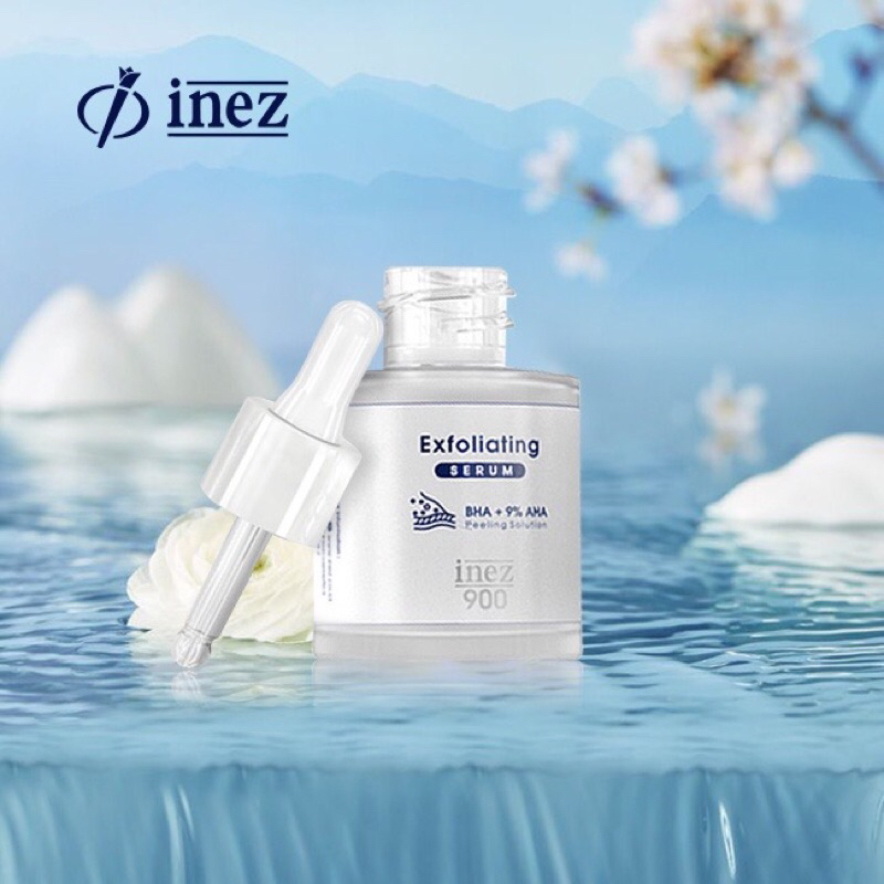 Inez 900 Exfoliating Serum / Serum Pengangkat Sel Kulit Mati / Flek Hitam Inez