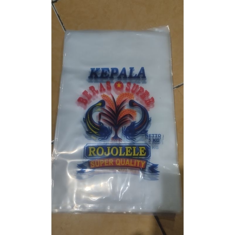 Plastik Beras 5kg Premium dan Rojolele (50Pcs)