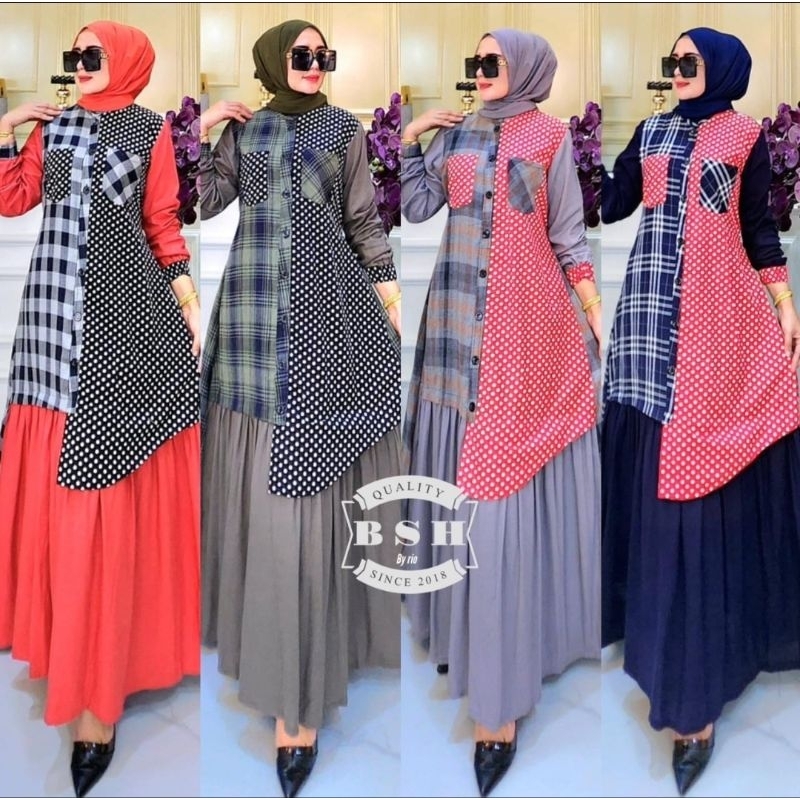 Volkadot premium dress by BSH