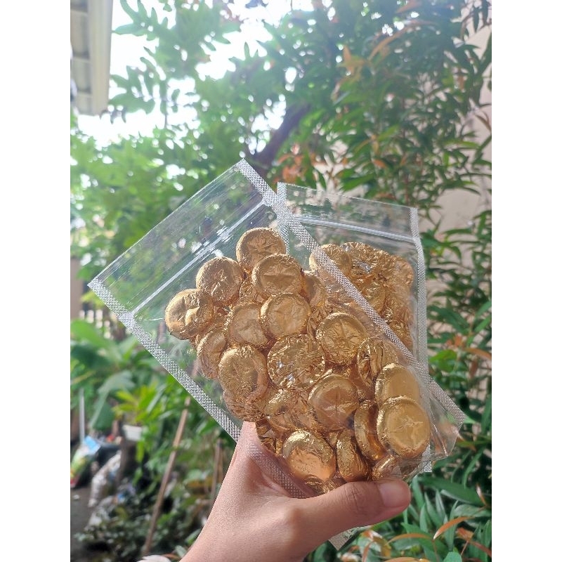 

GOLDEN ROUNDIES TOPLES 850 GR / COKLAT JAGO / COKLAT KOIN GOLDEN RONDIES / COKELAT COIN / COKLAT KOIN JAGO COKLAT