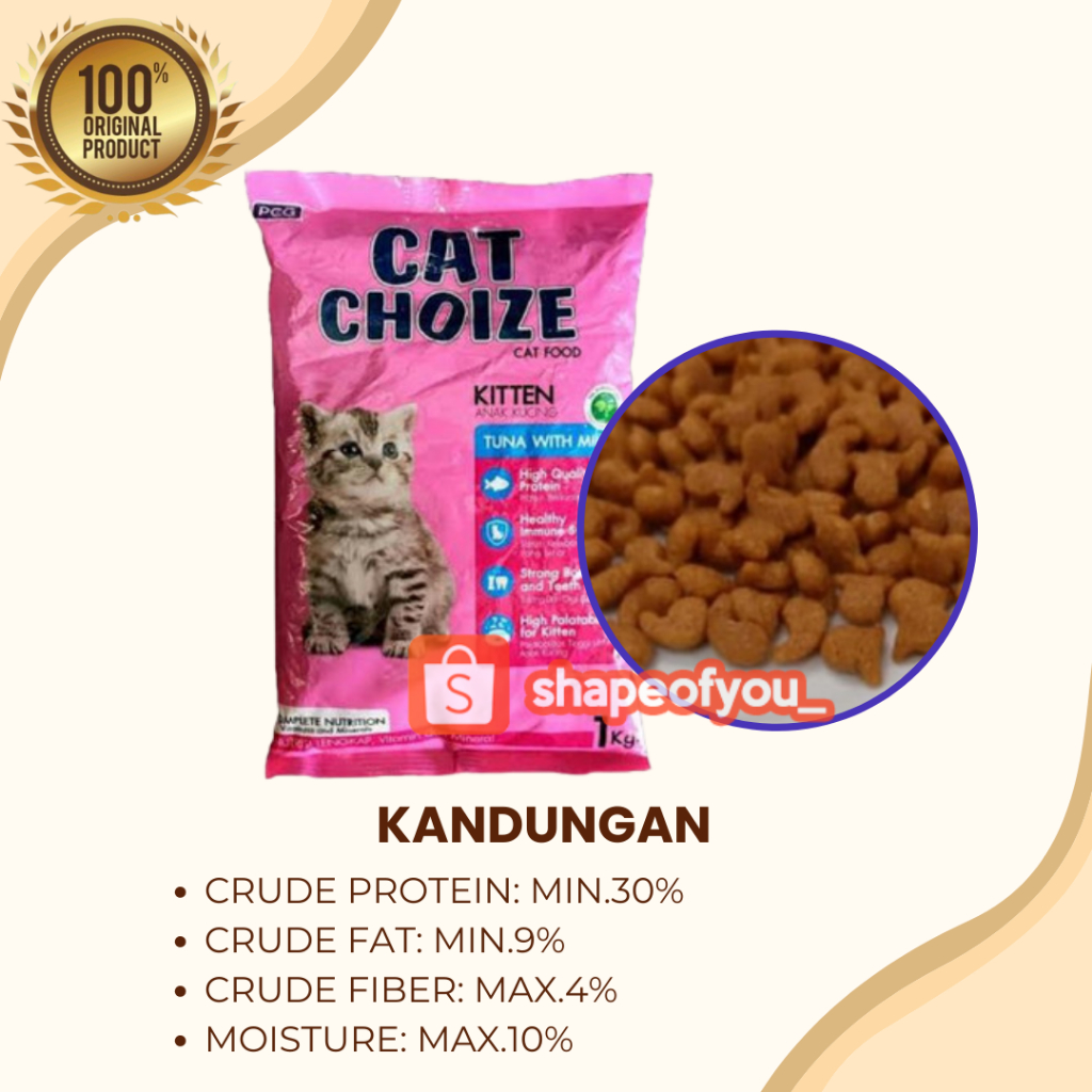 Cat Choize Kitten Catchoize Plus Makanan Kucing Kering Cat Choice Freshpack Dry Food