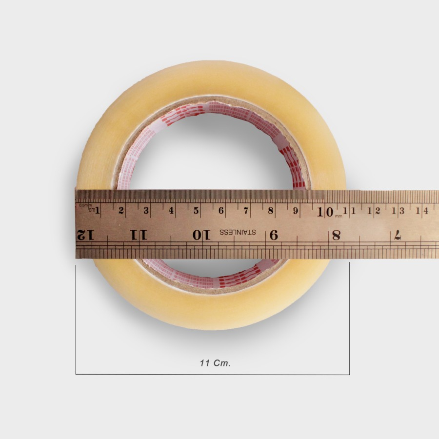 Lakban bening coklat 45mm x 110 yard Di Jamin TEBAL merk MPI setara daimaru