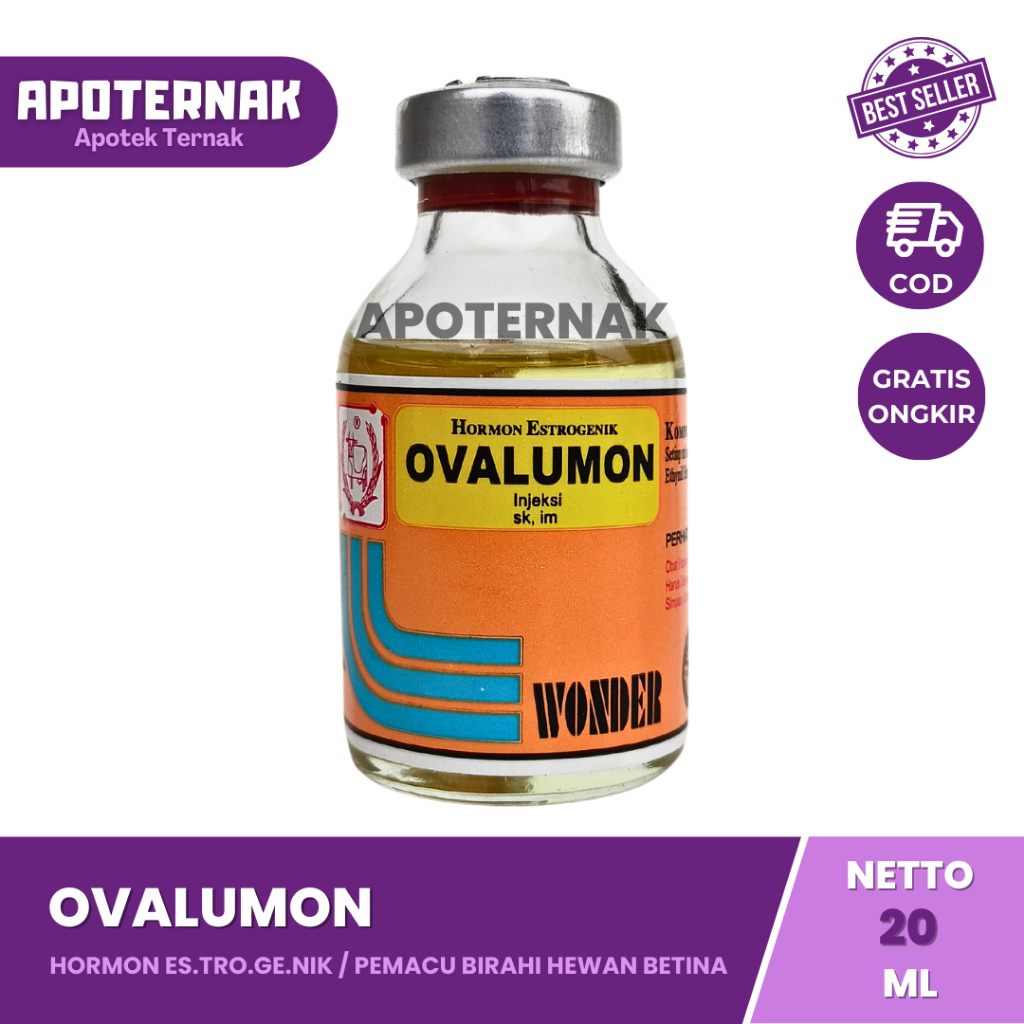OVALUMON 20 ml | Hormon Pemacu Birahi Hewan Betina | Reproduksi Hewan Betina | WONDER