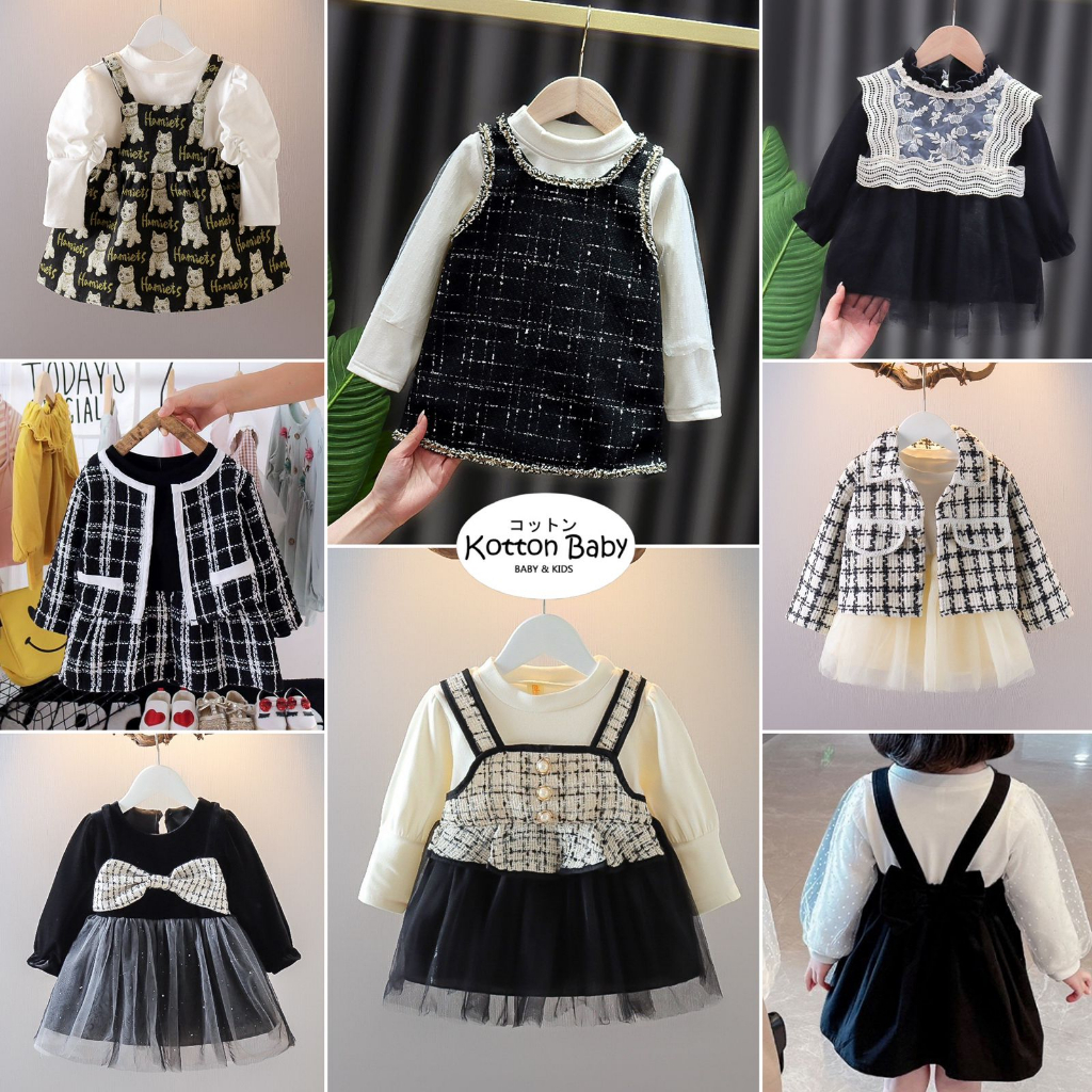 3-36 bln | DRESS BAYI ANAK [KUALITAS IMPOR] GAUN BAYI PESTA ELEGAN FORMAL PEREMPUAN catalog LS LSB