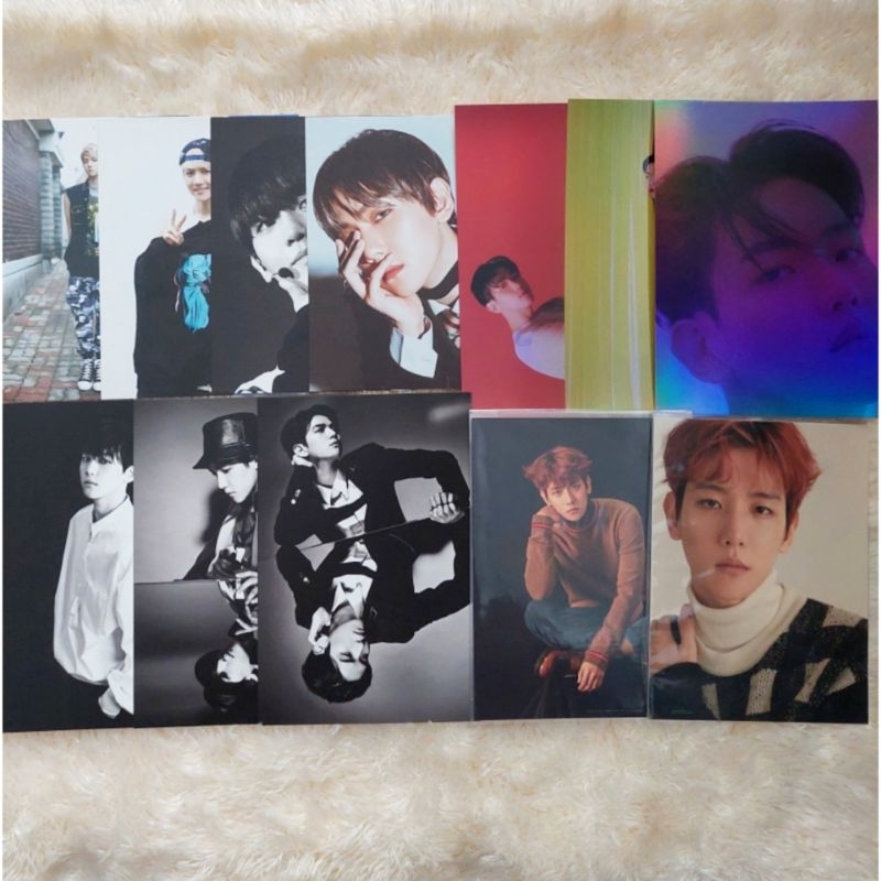 EXO BAEKHYUN OFFICIAL POSTCARD GROWL DELIGHT OVERDOSE FOR LIFE TEMPO EXOLOGY