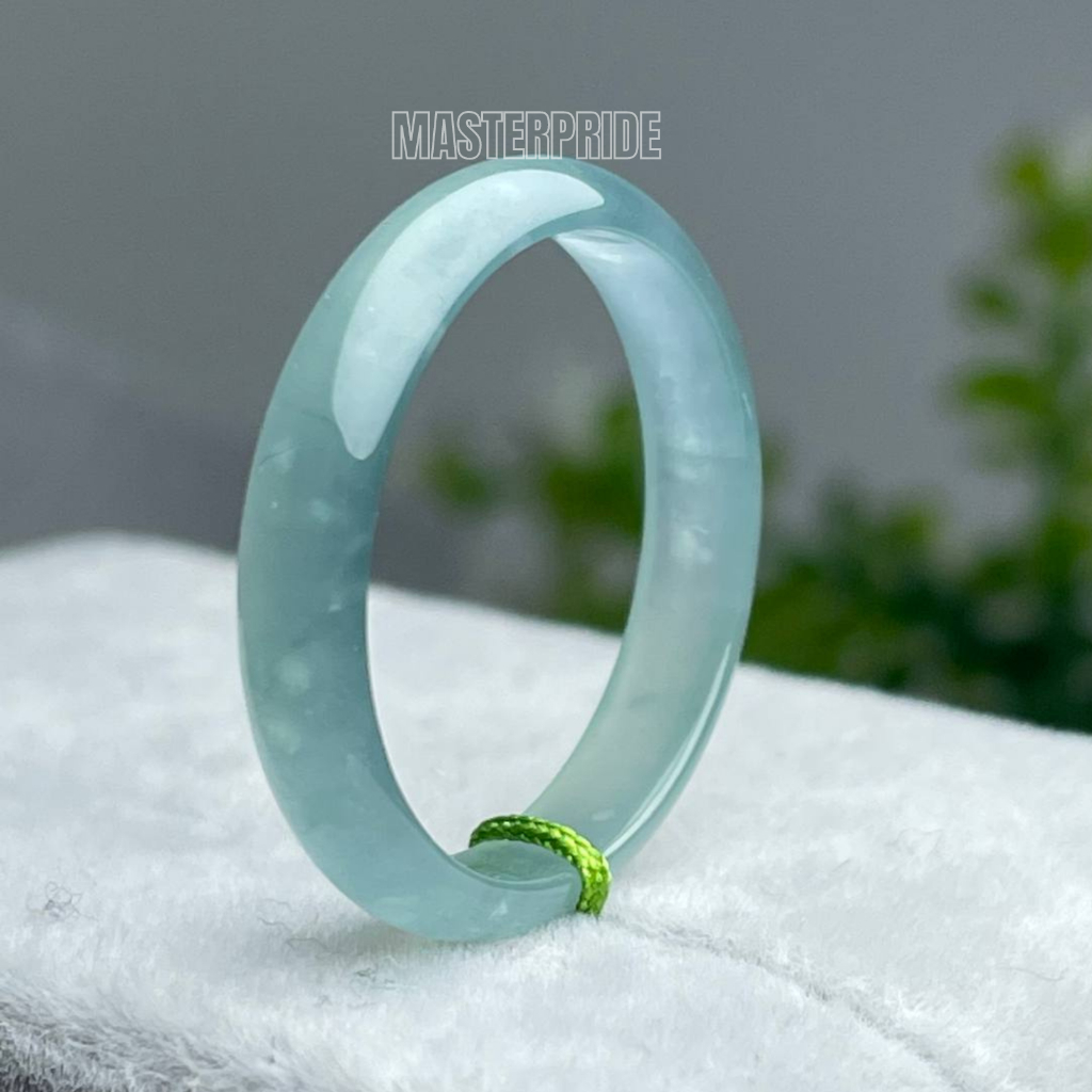 CINCIN BATU GIOK HIJAU ASLI BURMA DILENGKAPI SERTIFIKAT INDONESIA