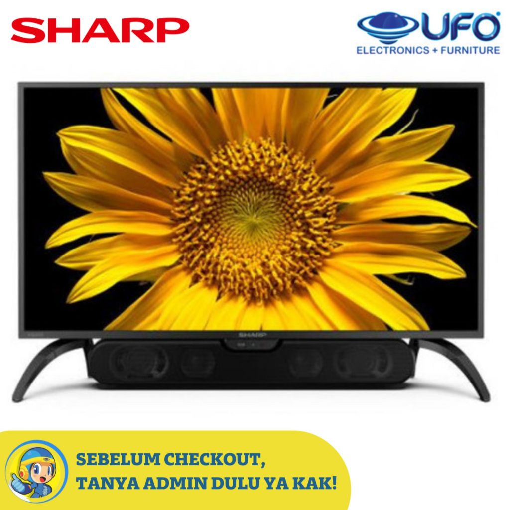 SHARP 2TC42DD1ISB LED TV DIGITAL FULL HD TV WITH SOUNDBAR 42 INCH