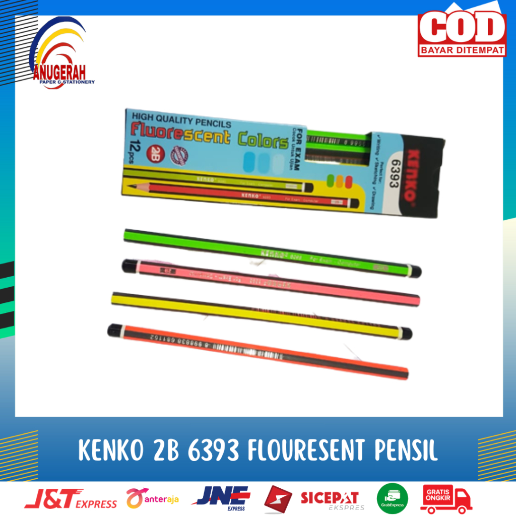 

KENKO 2B 6393 FLOURESENT PENSIL (LSN)